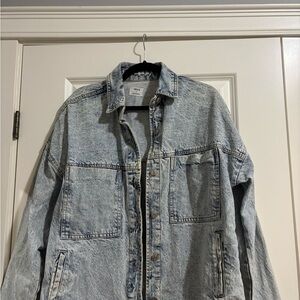 Denim Button-Up Jacket
